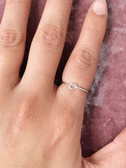 Sterling Silver Knot Ring